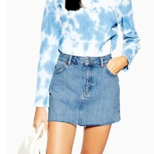 10 - Topshop | Moto Jean Mini Skirt